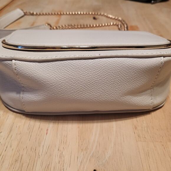 H&M SMALL CROSSBODY PURSE – OFF-WHITE – GOLD COLOR CHAIN STRAP – ELEGANT STYLE - Picture 10 of 10